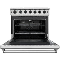 Thor Kitchen 36 in. 6.0 Cu. Ft Professional Natural Gas Range in Stainless Steel - LRG3601U