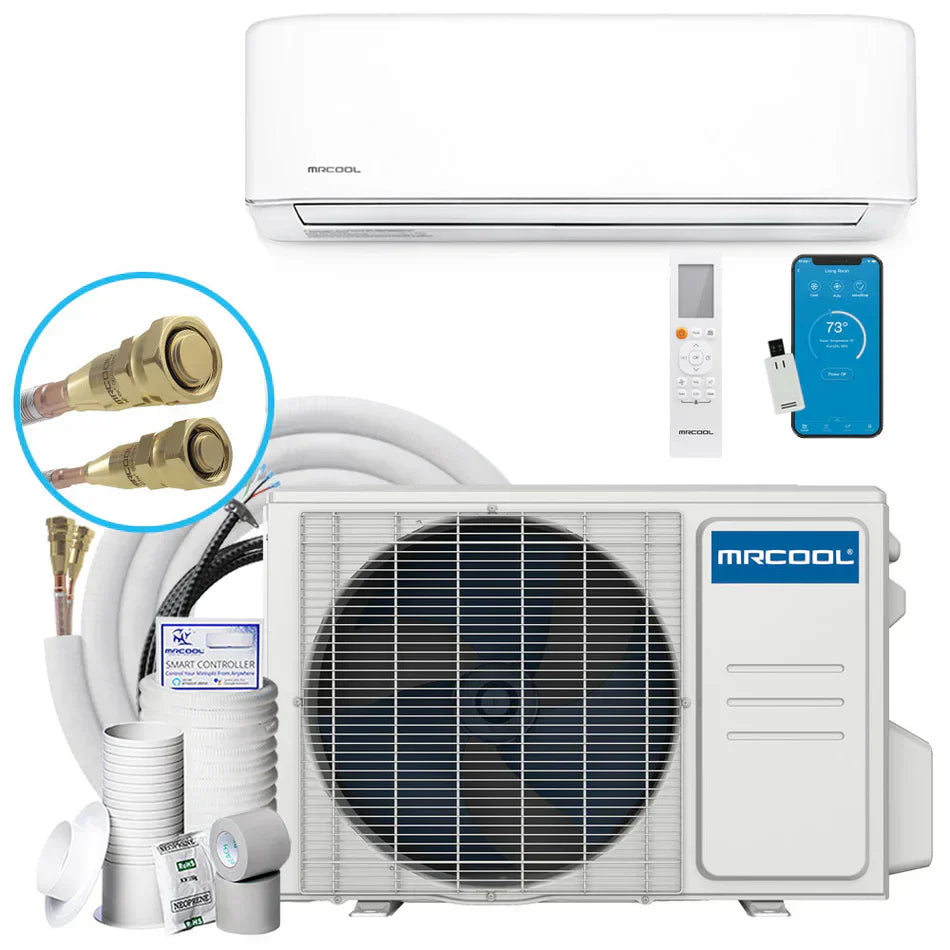 MRCOOL ES 18,000 BTU 1.5-Ton 1-Zone 21 SEER Ductless Mini-Split AC and Heat Pump with 25ft. Line - Heat AC & Co.