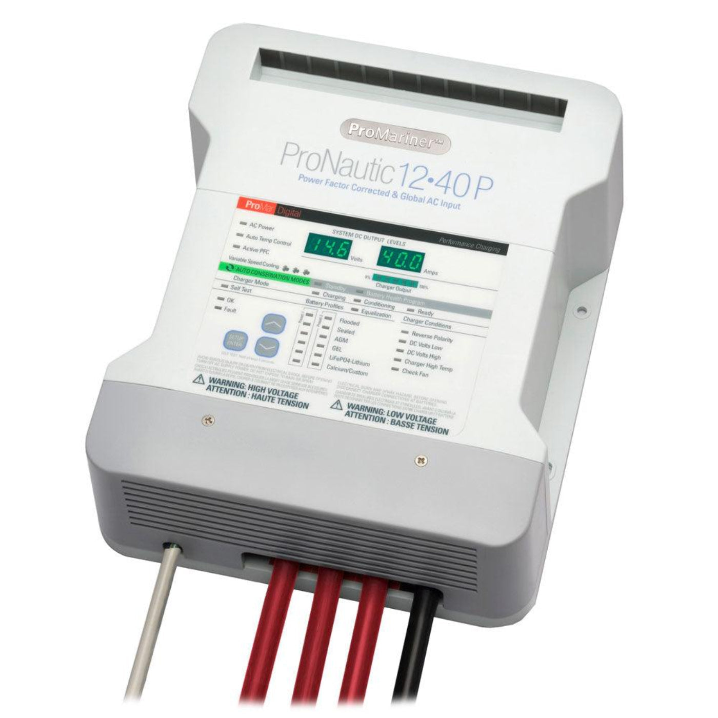 ProMariner ProNautic 1240P 40 Amp 3 Bank Battery Charger [63140] - CWR-41146