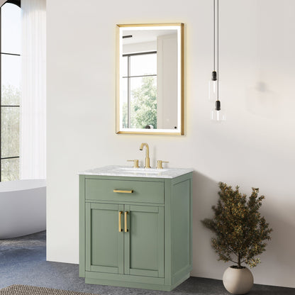 Altair Designs Ivy 30"/36"/48" single vanity with top - 531030-VG-CA-NM