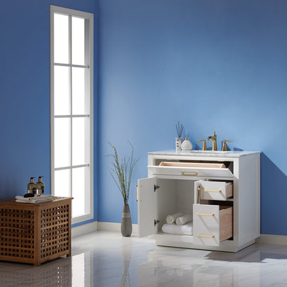 Altair Designs Ivy 36" Single Bathroom Vanity Cabinet Only  - 531036-CAB-RB-NM Price