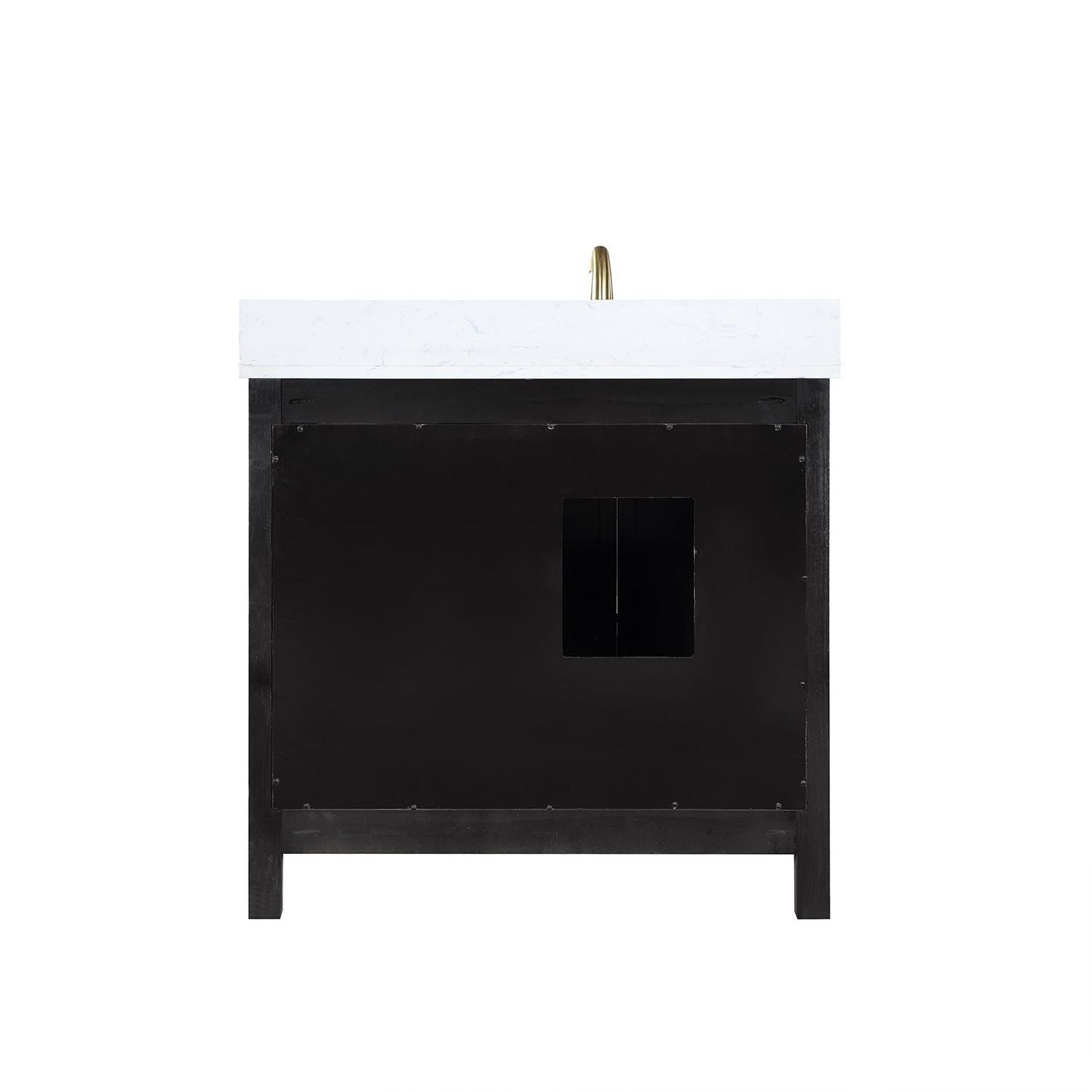 Altair Designs 36" single vanity with top - 542036-GP-AW-NM