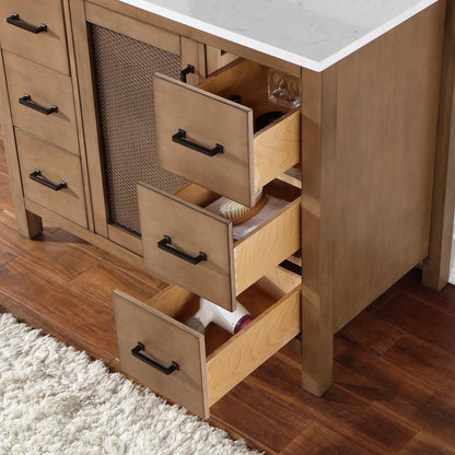 Altair Designs 42" single vanity with top - 542042-GP-AW-NM