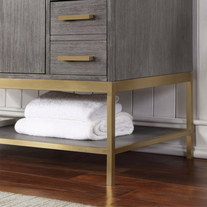 Altair Designs 48" single vanity with top - 546048-WO-GW-NM