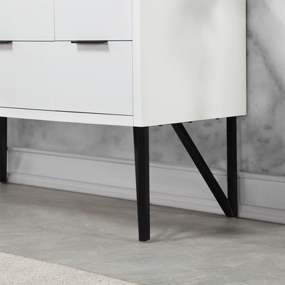 Altair Designs 48" single vanity with top - 548048-WP-CG-NM