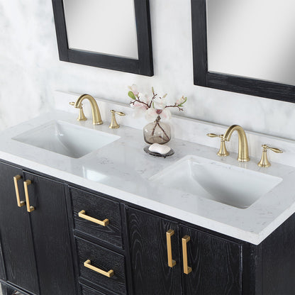 Altair Designs 72" double vanity with top - 549072-BO-AW-NM
