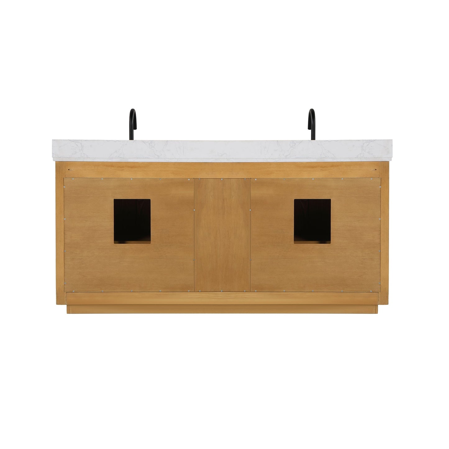 Altair Designs 72" double vanity with top - 556072-NW-GW