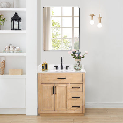 Altair Designs Gavino 36" single vanity with top - 557036-LB-GW-NM Price