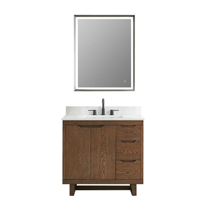 Altair Designs Mowry 36"/48"/60"/72" single/double vanity with top - 573036-BK-GW-NM Price