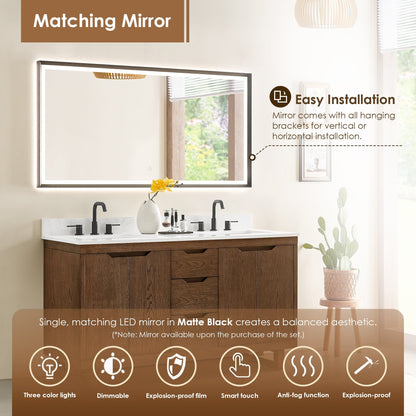 Altair Designs Mowry 36"/48"/60"/72" single/double vanity with top - 573036-BK-GW-NM Price