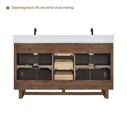Altair Designs Mowry 36"/48"/60"/72" single/double vanity with top - 573036-BK-GW-NM Price