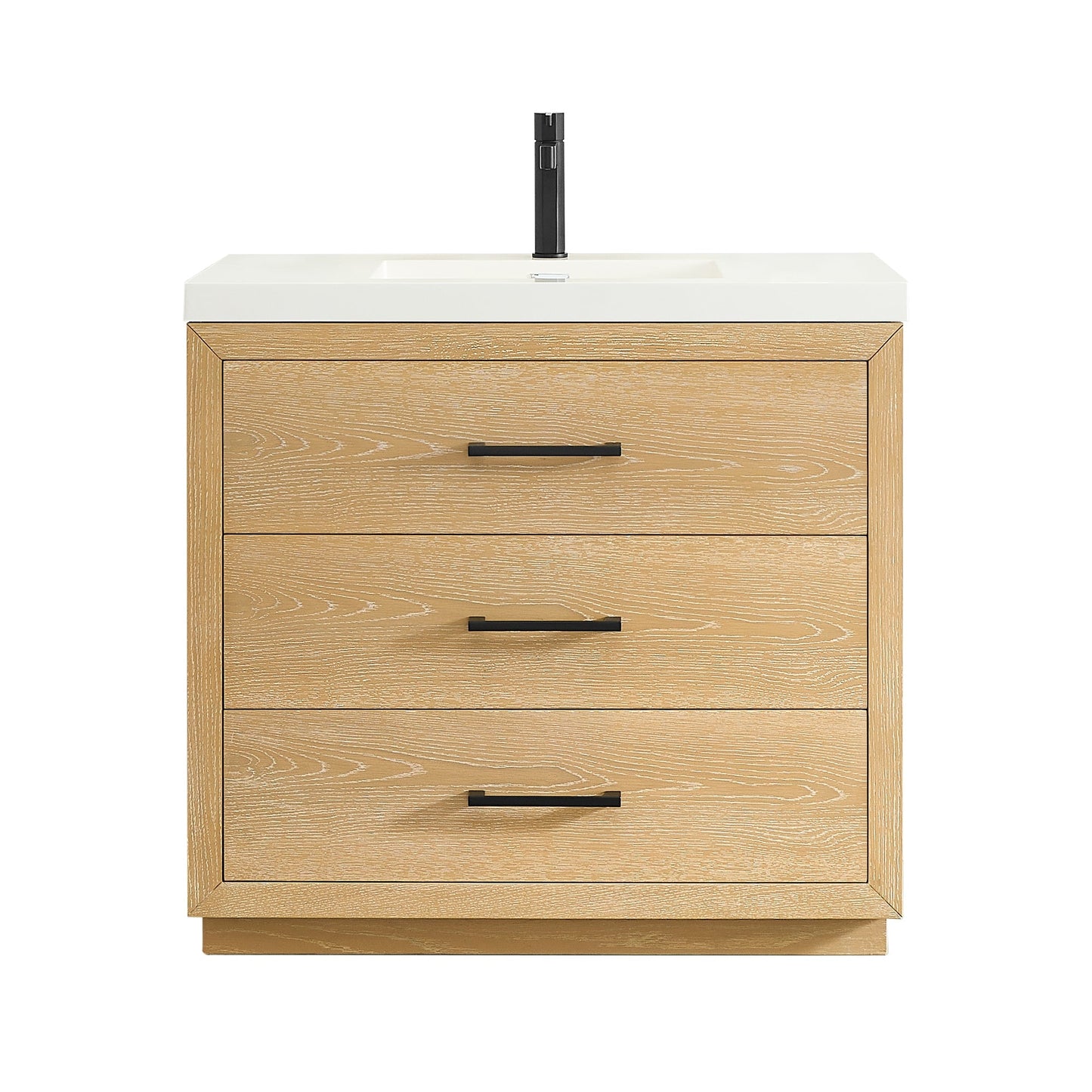 Altair Designs Sigrid 36"/48"/60"/72" single/double vanity with top - 579036-WO-WH-NM