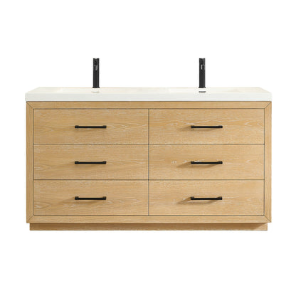 Altair Designs Sigrid 36"/48"/60"/72" single/double vanity with top - 579036-WO-WH-NM
