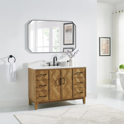 Altair Designs Clara 36"/48"/60"/72" single/double vanity with top - 587036-WB-CTQ-NM