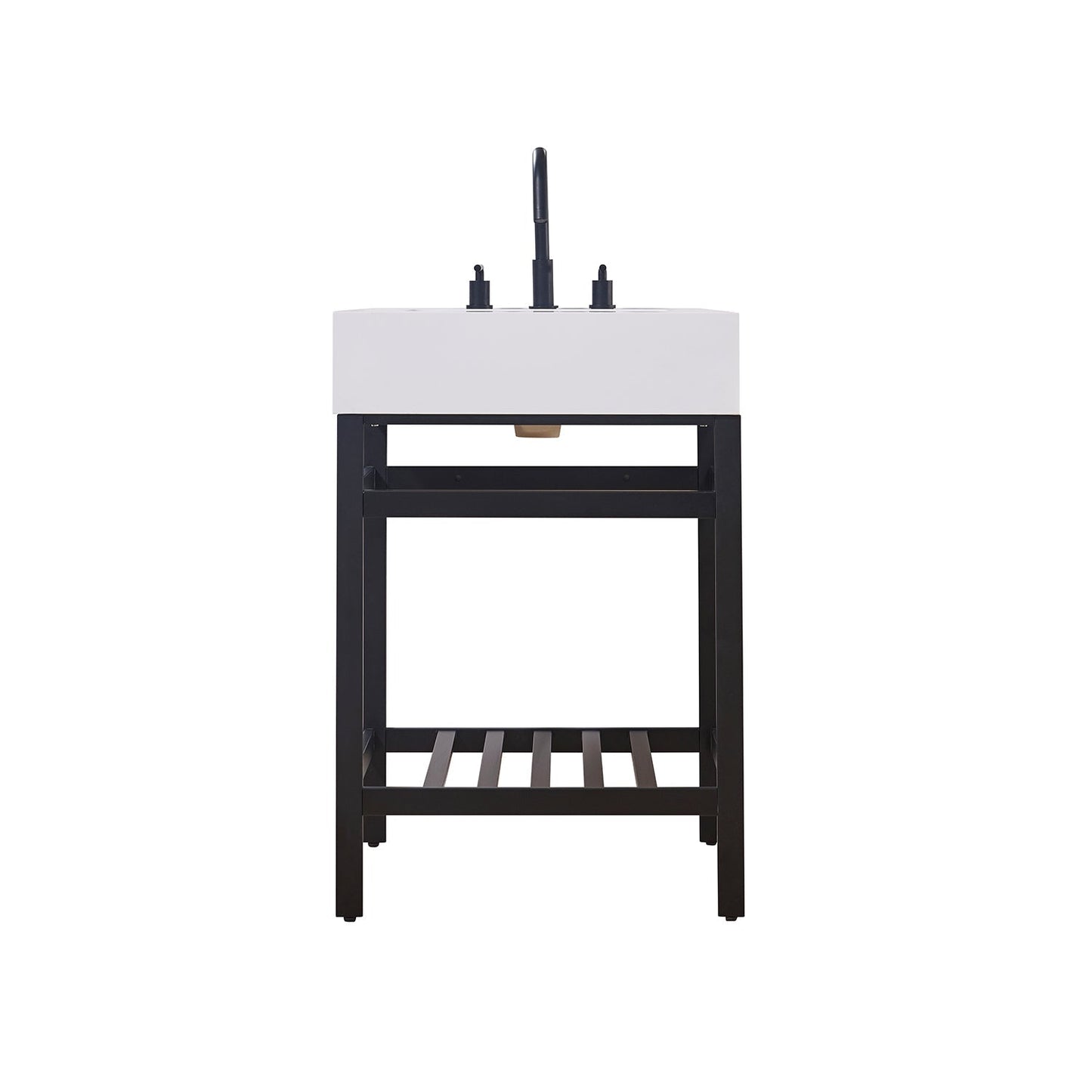 Altair Designs 24" single vanity with top - 70024-SWAP-MB-NM
