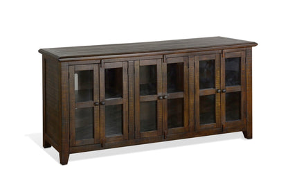 Sunny Designs Homestead - 70" TV Console - Tobacco Leaf - 3628TL-70