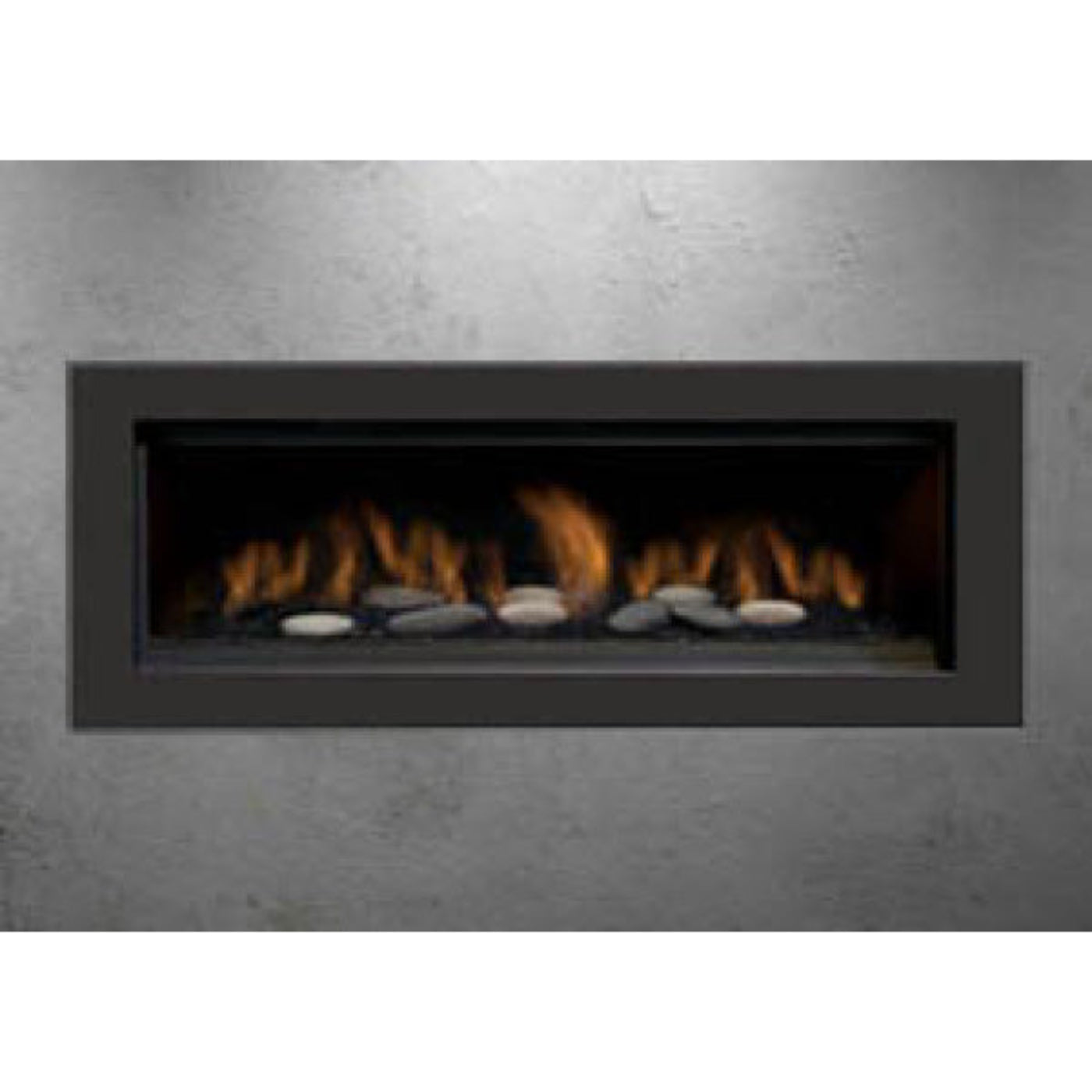 Sierra Flame" Natural Gas or Liquid Propane Direct Vent Linear Fireplace - AUSTIN-65G-NG-DELUXE