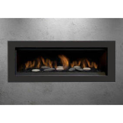 Sierra Flame" Natural Gas or Liquid Propane Direct Vent Linear Fireplace - AUSTIN-65G-NG-DELUXE