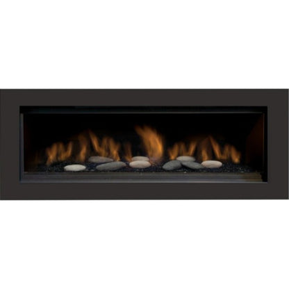 Sierra Flame" Natural Gas or Liquid Propane Direct Vent Linear Fireplace - AUSTIN-65G-NG-DELUXE