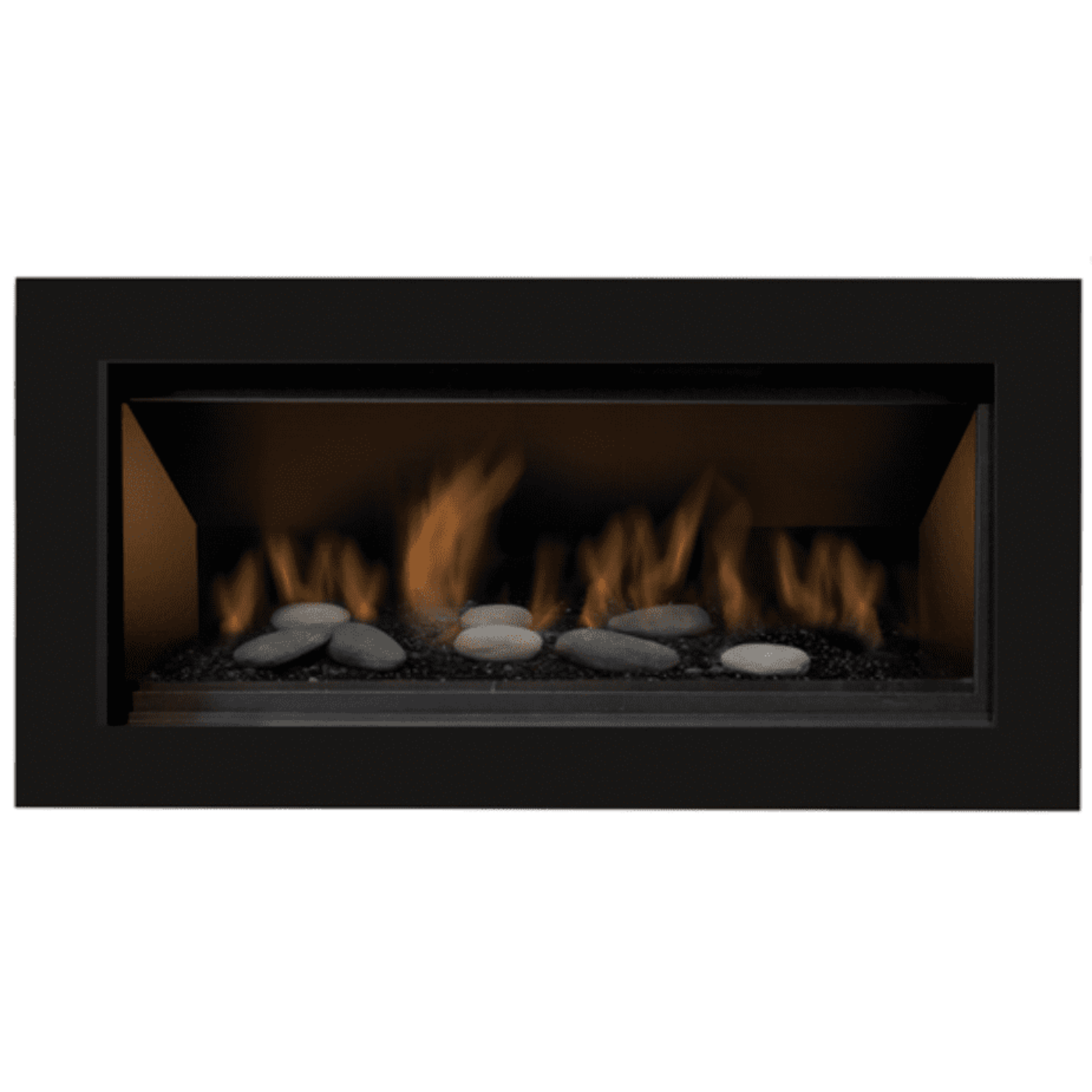 Sierra Flame " Natural Gas or Liquid Propane Direct Vent Linear Fireplace - BENNETT-45-LP