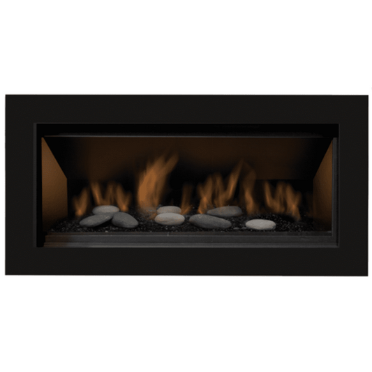 Sierra Flame " Natural Gas or Liquid Propane Direct Vent Linear Fireplace - BENNETT-45-LP