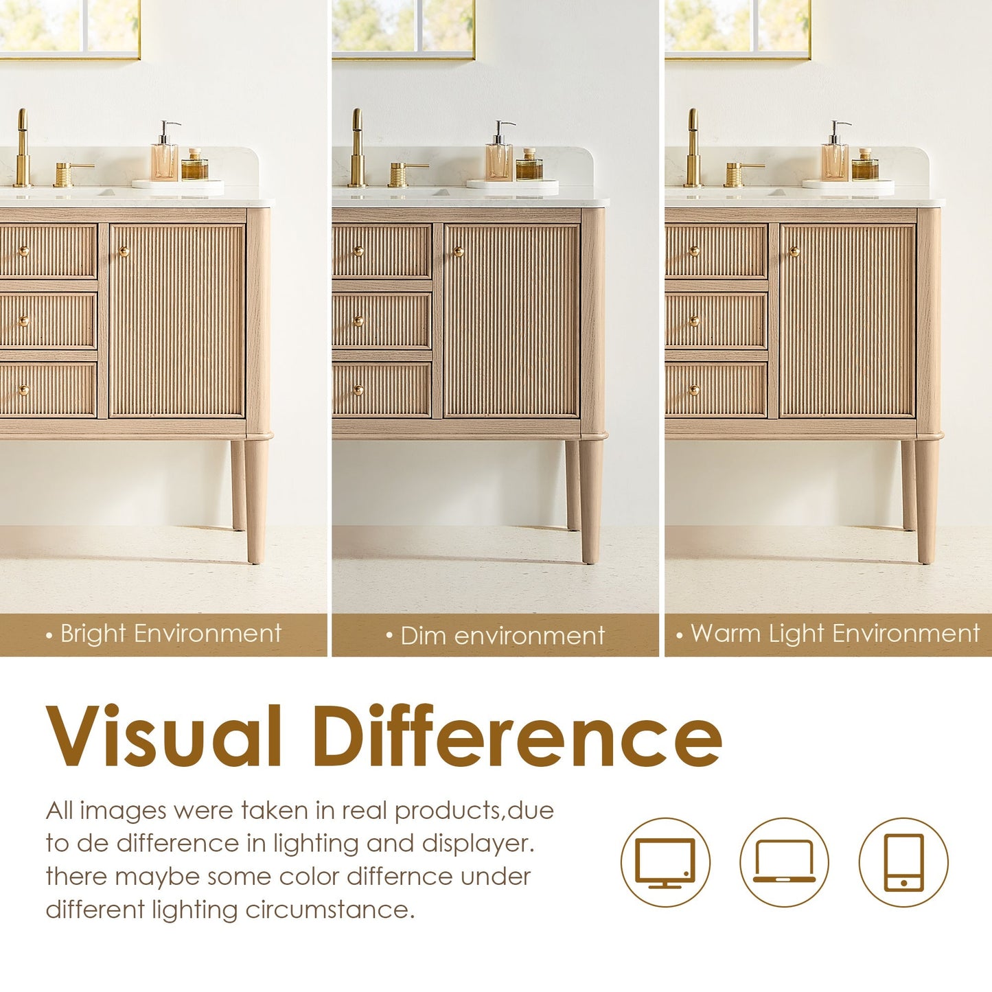 Altair Designs Blaise 48"/54"/60"/72" single/double vanity with top - 593048-LA-GW-NM