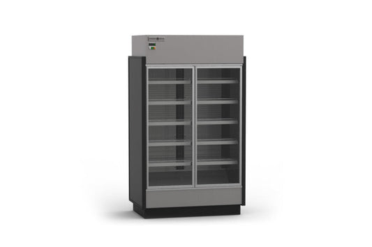 Hydra-Kool  | 52" Wide Self Contained Grab-N-Go 2 Door High Volume Merchandiser Refrigerator - KGV-MD-2-S