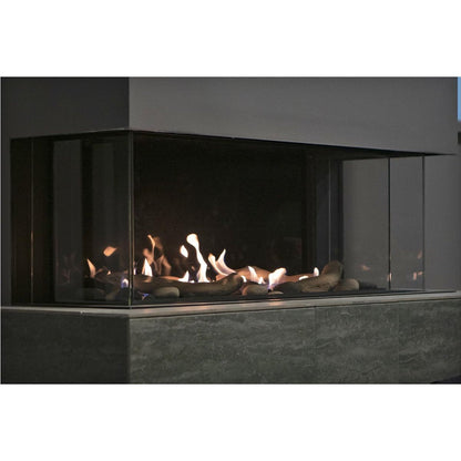 Sierra Flame  Sided Liquid Propane Gas Fireplace - TOSCANA-38-LP