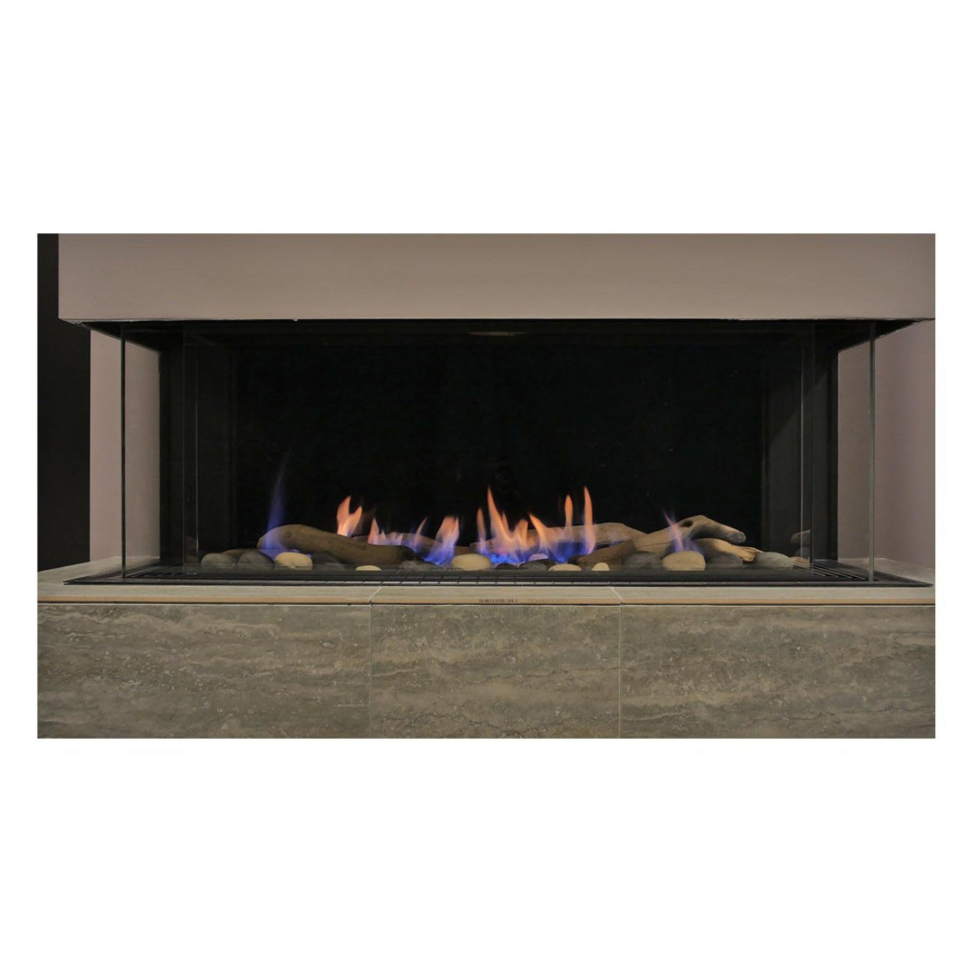 Sierra Flame Sided Natural Gas Fireplace - TOSCANA-38-NG