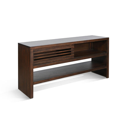 Sunny Designs Sofa Table With Sliding Door - Coffee Bean - 3192CB-S