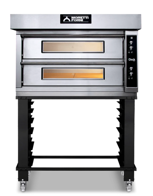 AMPTO iDeck electronic Control Electric Pizza Oven 41"W x 41"D chamber. 2 Deck - ID-D 105.105