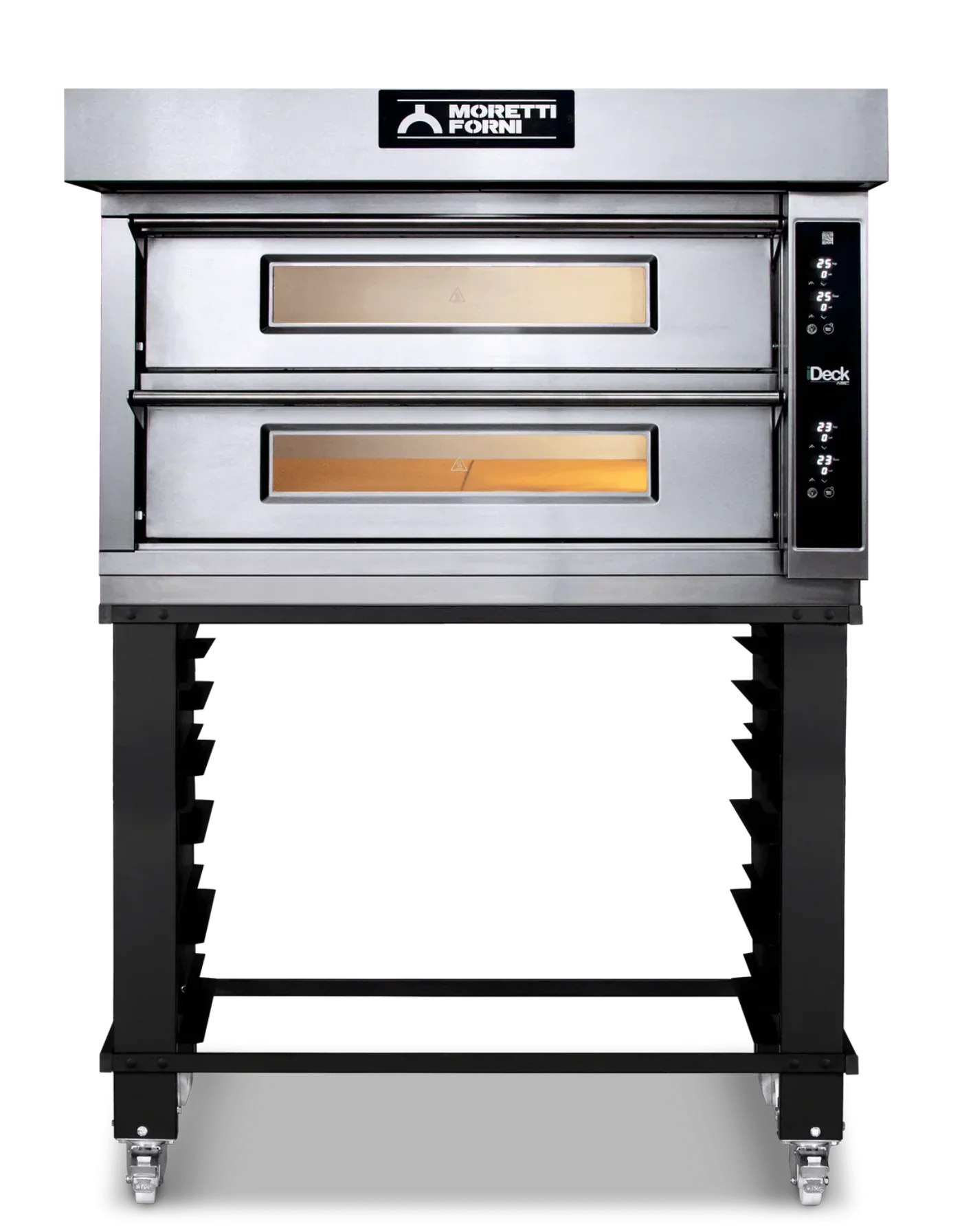 AMPTO iDeck electronic Control Electric Pizza Oven 105 x 65 cm chamber. 1 Deck - ID-M 105.65