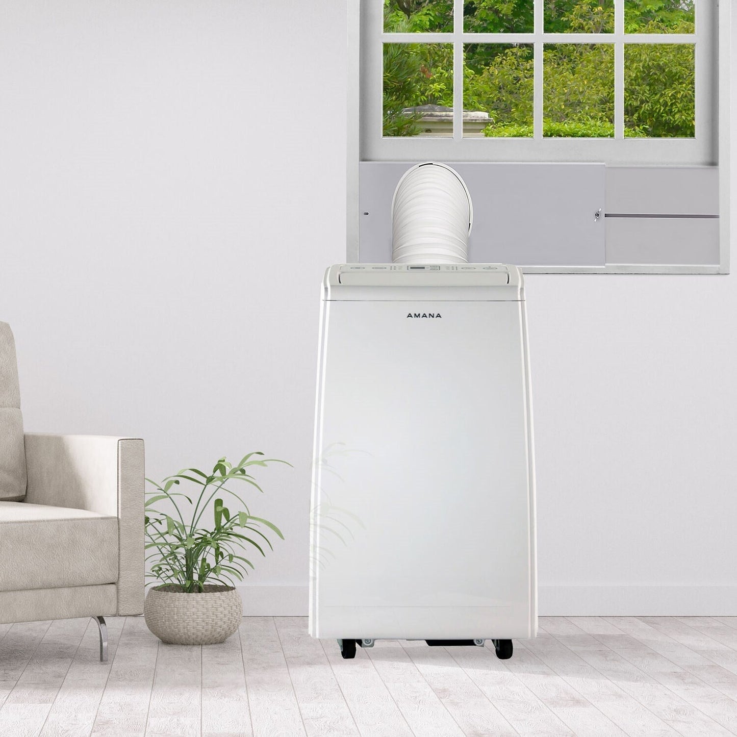 Amana - 8,000 BTU Portable AC  - AMAP084AW