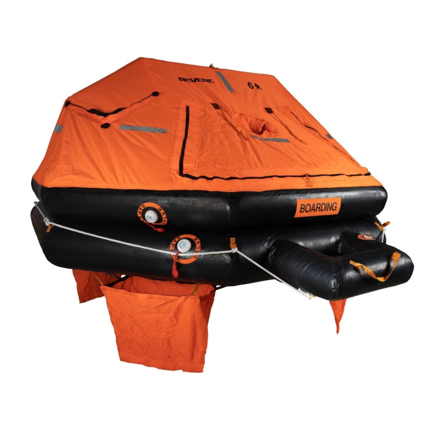 Revere 4-8 Person Low profile USCG/ SOLAS A Life Raft - 45-REV-CGS-4LP-A