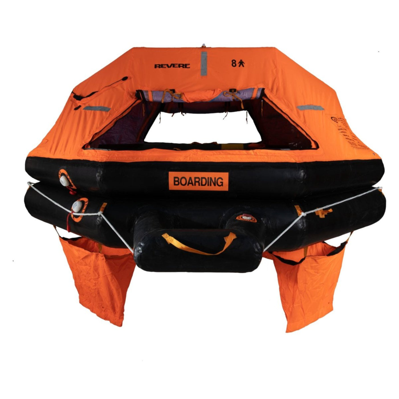 Revere 4-8 Person Low profile USCG/ SOLAS A Life Raft - 45-REV-CGS-4LP-A